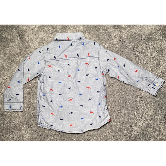 Carter’s Dinosaur Print Button Down with Red Pants outfit - Picture 4 of 7